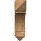 Ekena Millwork Thorton Arts & Crafts Rough Sawn Bracket, Western Red Cedar, 6"W x 24"D x 24"H BKT06X24X24THR03RWR - alternate 2